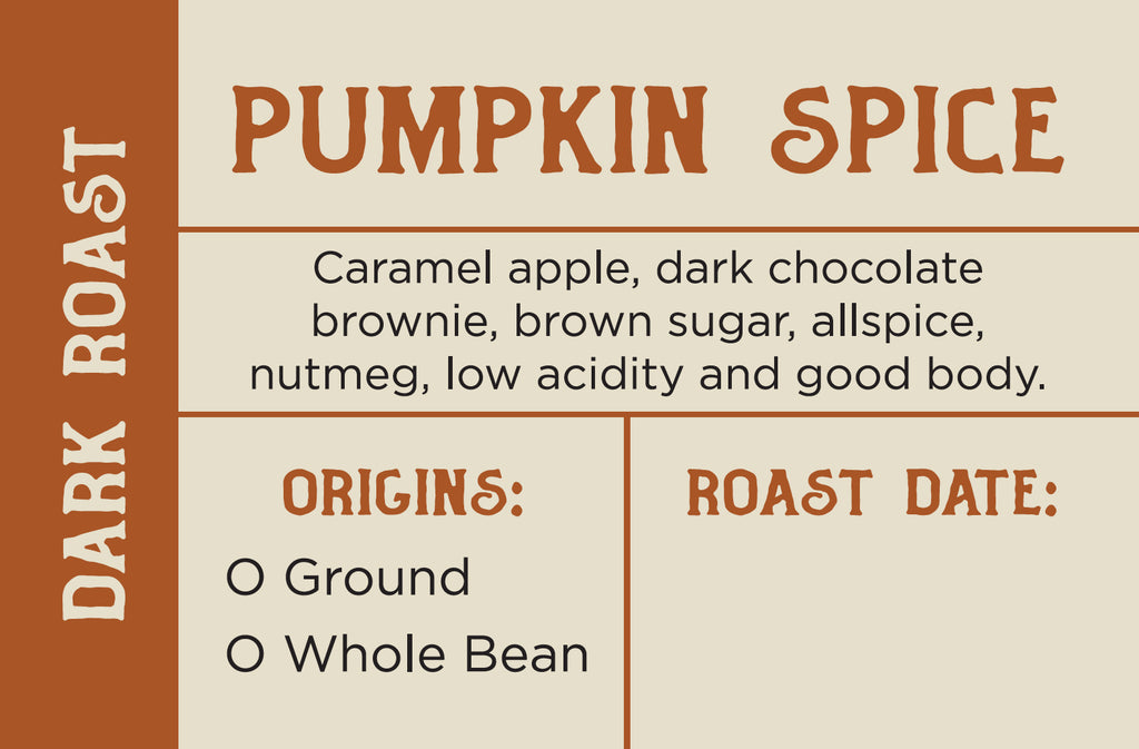 Clear Lake Coffee Roasters: Slides into 'pumpkin spice season,' - September 16, 2023 We are heading towards October, which is prime horror & pumpkin spice coffee season.